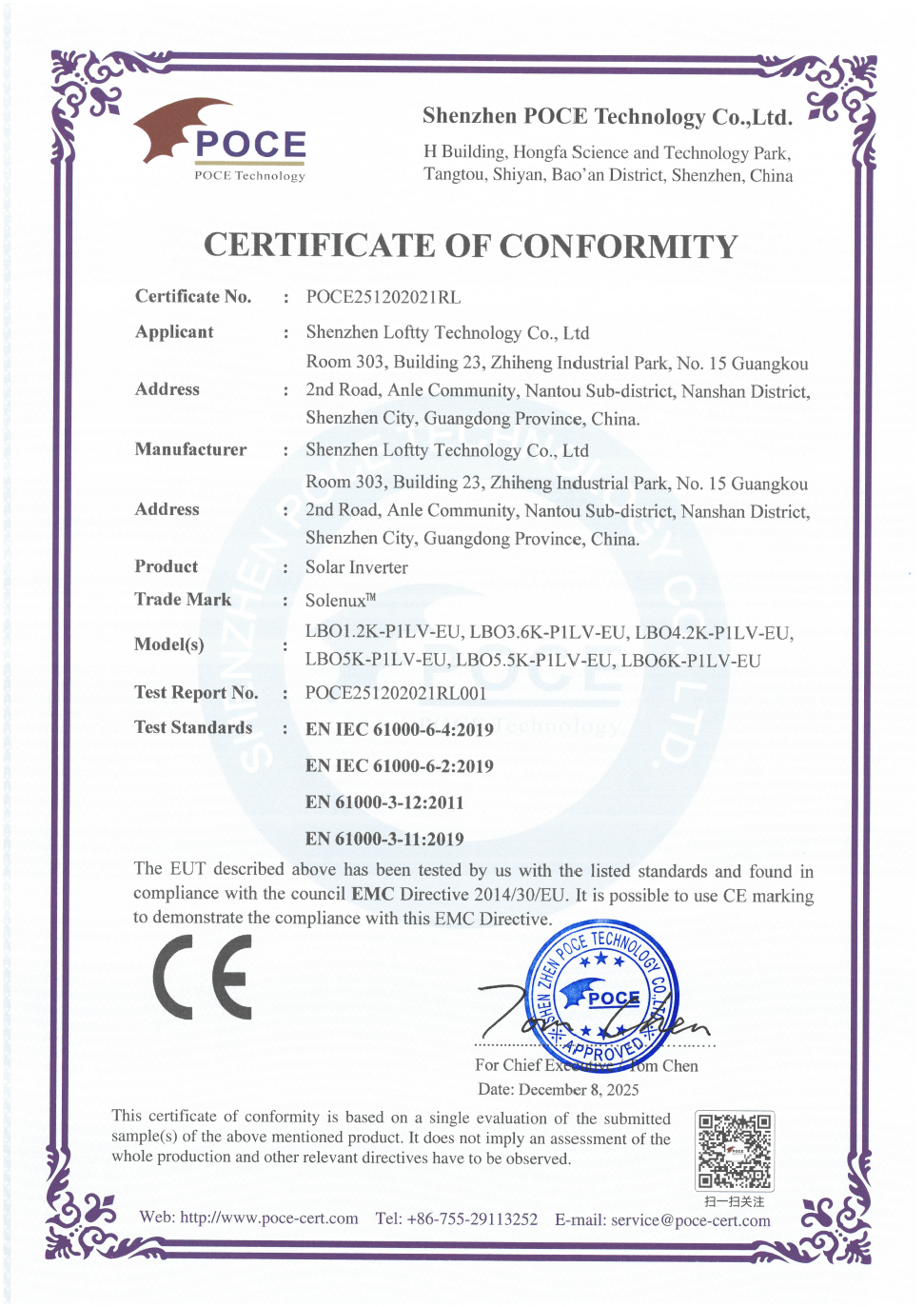 CERTIFICATION 7