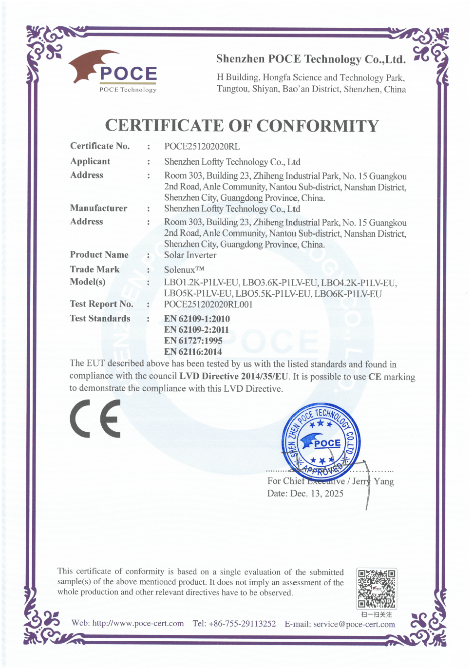CERTIFICATION 8